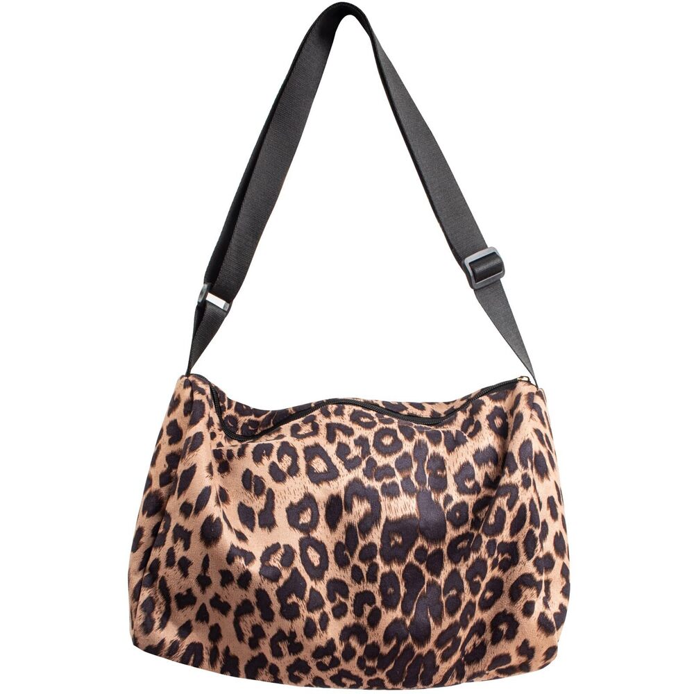 6733 Leopard Shoulder Bag Soft & Lightweight Large Tote Purse Handbag